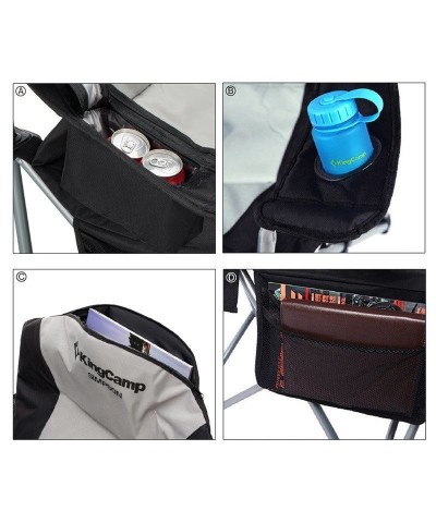 KINGCAMP DELUXE SANDALYE (SIYAH/GRI)