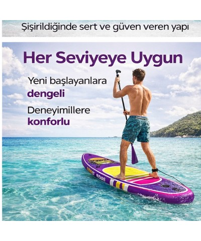 Paddle Board Sup VR Cat Edition Bodi Cyber  Şişme Stand 350x84x15cm Full Set Hediyeli