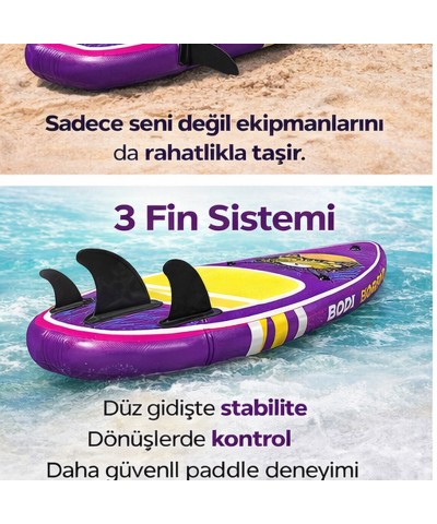 Paddle Board Sup VR Cat Edition Bodi Cyber  Şişme Stand 350x84x15cm Full Set Hediyeli