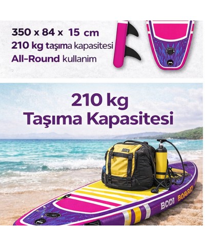 Paddle Board Sup VR Cat Edition Bodi Cyber  Şişme Stand 350x84x15cm Full Set Hediyeli