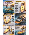 Paddle Board Sup Bodi Cyber Cat  Şişme Stand 350x84x15cm Full Set Hediyeli