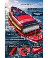 Paddle Board Sup Bodi Power Head Şişme Stand 350x84x15cm Full Set Hediyeli