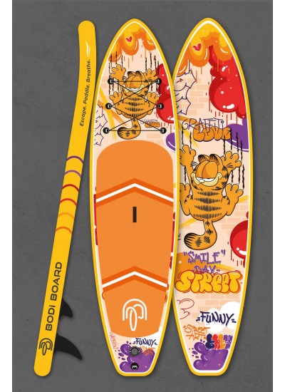 Paddle Board Sup Naughty Cat Şişme Stand 350x84x15cm Full Set Hediyeli