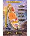 Paddle Board Sup Naughty Cat Şişme Stand 350x84x15cm Full Set Hediyeli