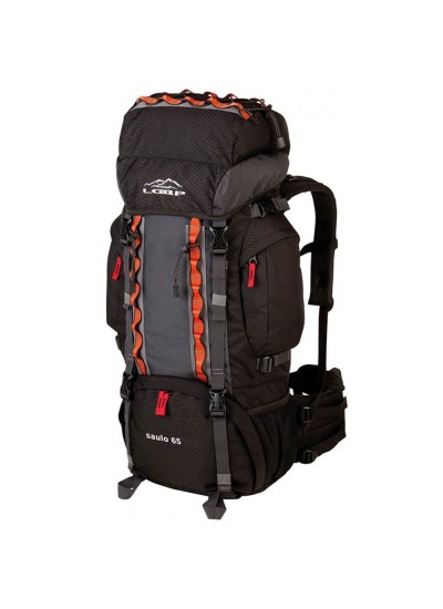 Loap Saulo Kamp Ve Dağ Çantası 65 Lt Siyah-Kırmızı Loap Saulo Kamp Ve Dağ Çantası 65 Lt Siyah-Kırmızı