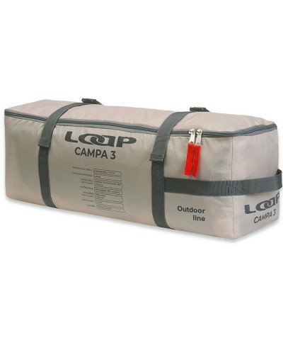 Loap Campa 3 Kişilik Drytec Su Geçirmez Kamp Çadırı