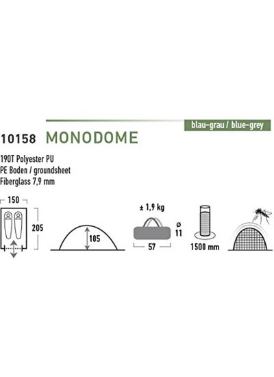 High Peak Monodome 2 Kişilik Kamp Çadırı