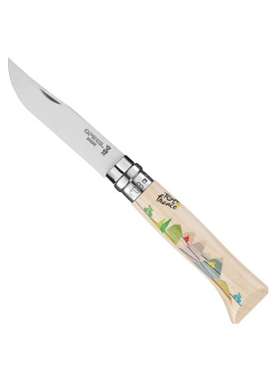 Opinel 2021 Tour de France Bisiklet Turu No 8 Paslanmaz Çelik Çakı Opinel 2021 Tour de France Bisiklet Turu No 8 Paslanmaz Çelik Çakı