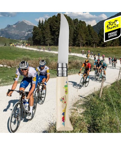 Opinel 2021 Tour de France Bisiklet Turu No 8 Paslanmaz Çelik Çakı