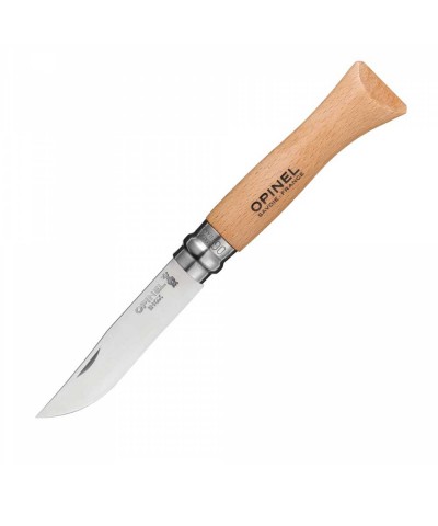 Opinel Inox 6 No Kayın Saplı Paslanmaz Çelik Çakı