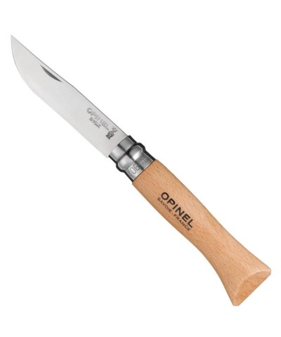 Opinel Inox 6 No Kayın Saplı Paslanmaz Çelik Çakı