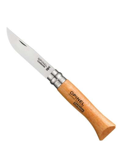 Opinel No 6 Kayın Ahşap Saplı Karbon Çelik Çakı