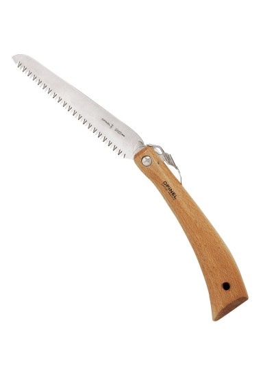 Opinel No 18 Kayın Saplı Katlanır Çelik Testere Karbon Kaplama