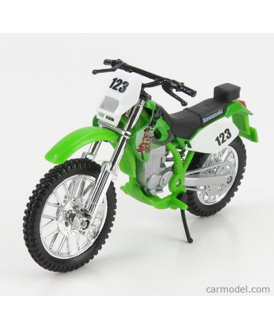 Kawasaki KLX 250SR Motosiklet 1/18 Model Motosiklet