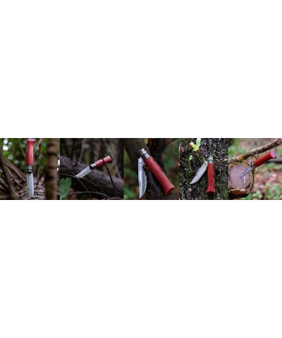 Opinel No 8 Lamine Birch Özel Seri Huş Ağacı Paslanmaz Çakı Bıçak