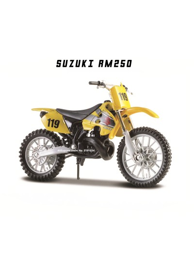 Suzuki SMR 250 Model Motorsiklet 1/18 Model Motosiklet