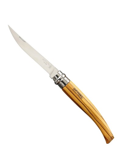 Opinel Inox 10 No Ahşap Kutulu Zeytin Saplı Fleto Çakı Bıçak
