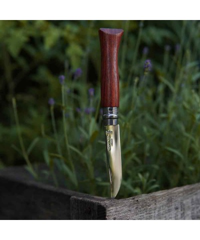 Opinel Inox No 8 Padouk Saplı Paslanmaz Çelik Çakı Bıçak Kutulu