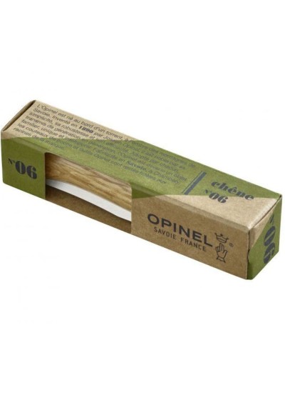 Opinel Inox No 6 Meşe Saplı Paslanmaz Çelik Çakı Bıçak