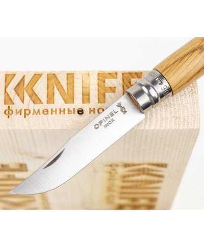 Opinel Inox No 6 Meşe Saplı Paslanmaz Çelik Çakı Bıçak