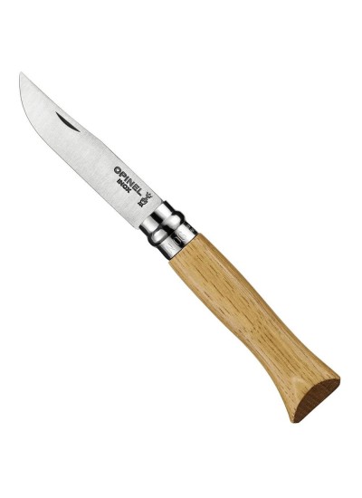 Opinel Inox No 6 Meşe Saplı Paslanmaz Çelik Çakı Bıçak