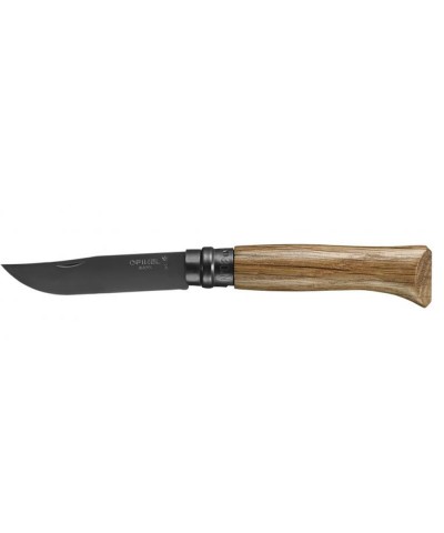 Opinel Inox Black Edition No 8 Meşe Saplı Paslanmaz Çakı Siyah