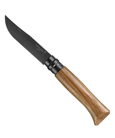 Opinel Inox Black Edition No 8 Meşe Saplı Paslanmaz Çakı Siyah