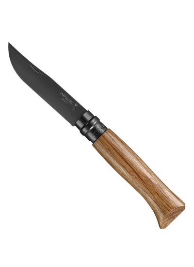 Opinel Inox Black Edition No 8 Meşe Saplı Paslanmaz Çakı Siyah