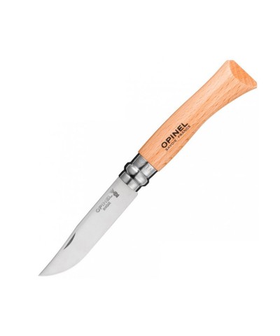 Opinel Inox 10 No Kayın Saplı Paslanmaz Çelik Çakı Bıçak