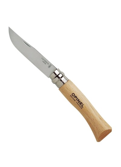 Opinel Inox 10 No Kayın Saplı Paslanmaz Çelik Çakı Bıçak