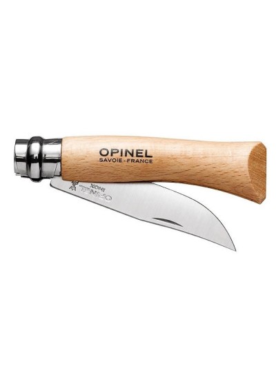 Opinel Inox 9 No Kayın Saplı Paslanmaz Çelik Çakı Bıçak