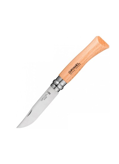 Opinel Inox 8 No Kayın Saplı Paslanmaz Çelik Bıçak Orijinal