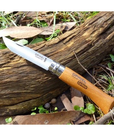 Opinel No 10 Kayın Saplı Karbon Çelik Çakı Orijinal Bıçak