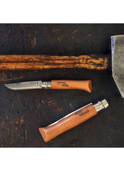 Opinel No 10 Kayın Saplı Karbon Çelik Çakı Orijinal Bıçak