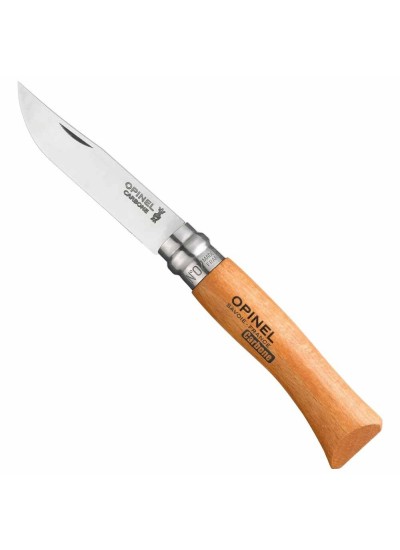 Opinel No 10 Kayın Saplı Karbon Çelik Çakı Orijinal Bıçak