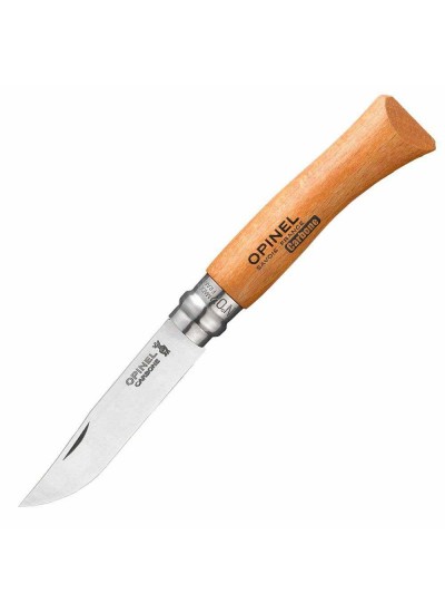 Opinel No 7 Kayın Saplı Karbon Çelik Çakı Orijinal Bıçak