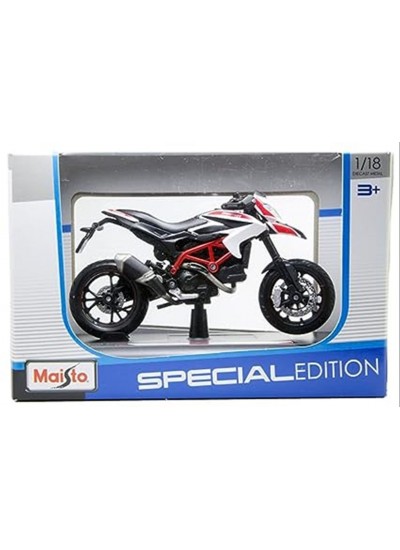 Ducati Hypermotard-SP Model Motorsiklet 1/18 Model Motosiklet Ducati Hypermotard-SP Model Motorsiklet 1/18 Model Motosiklet