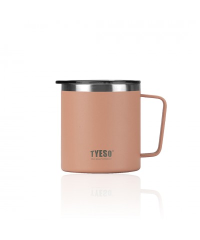 Tyeso Silviya Mug Vakumlu Paslanmaz Çift Duvarlı Termal Kapaklı 400ML