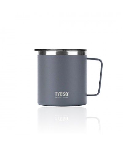 Tyeso Silviya Mug Vakumlu Paslanmaz Çift Duvarlı Termal Kapaklı 400ML