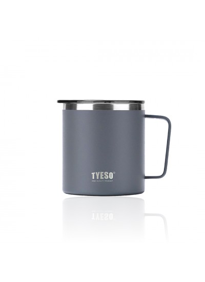 Tyeso Silviya Mug Vakumlu Paslanmaz Çift Duvarlı Termal Kapaklı 400ML