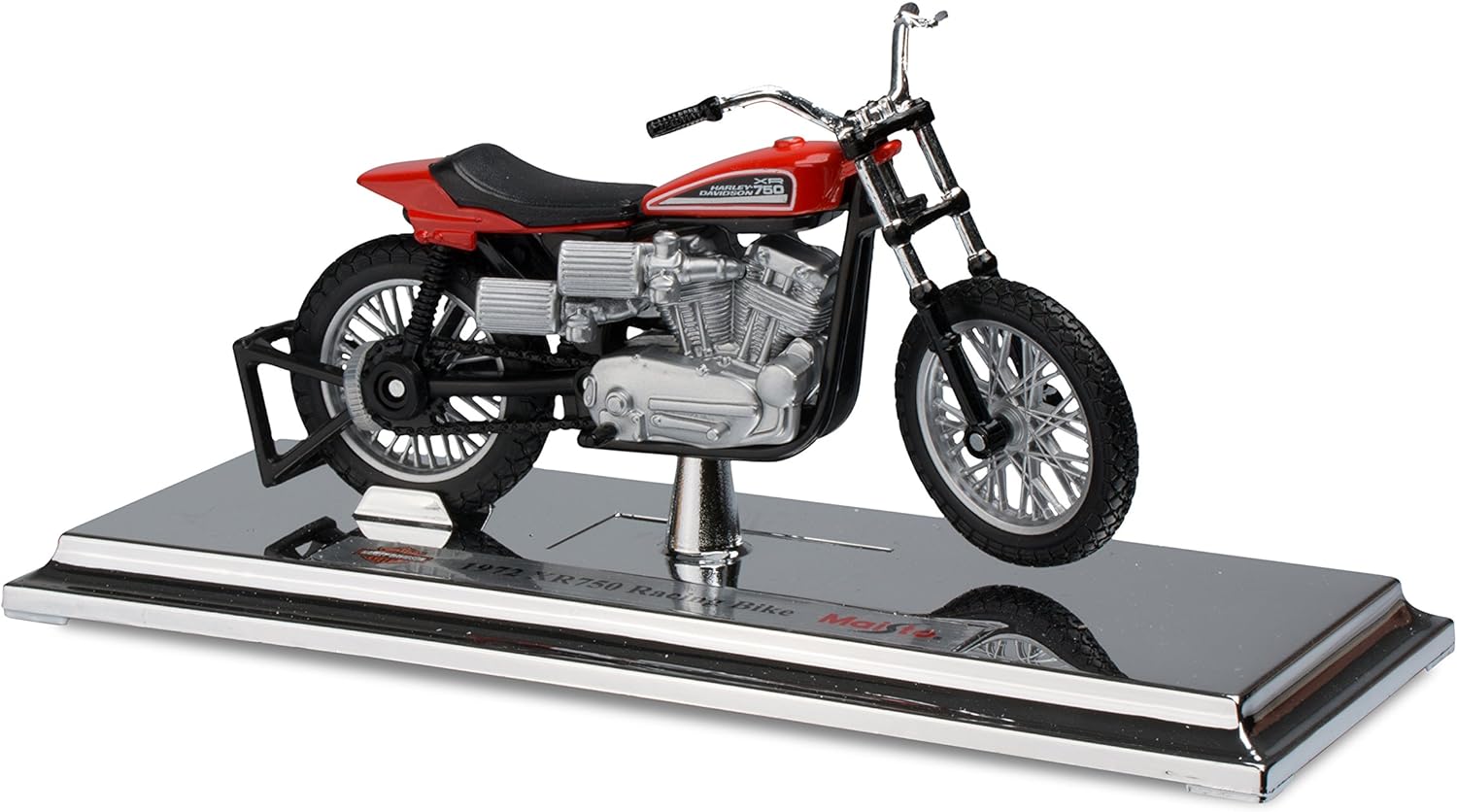 Harley Davidson XR750 Turuncu/Siyah 1:18 Model Motosiklet