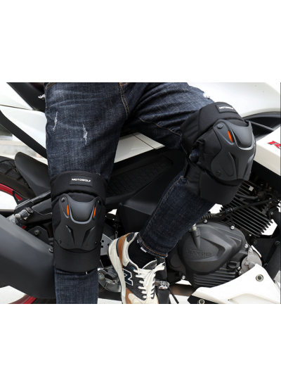 Motowolf Motosiklet 4'lü Dizlik Dirseklik Koruma Set 2 Dizlik 2 Dirseklik