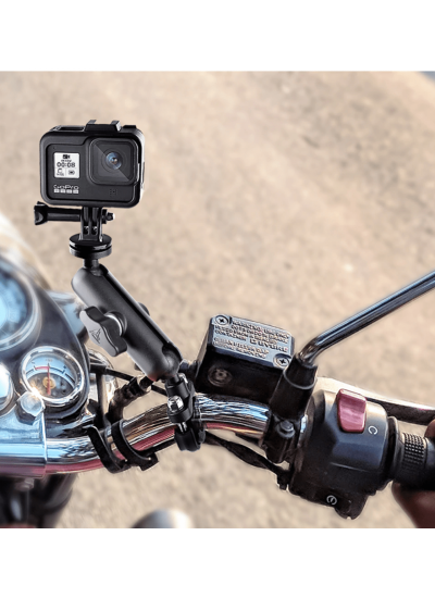 Motowolf Motosiklet Bisiklet Gidon Kamera Tutucu Tüm Kameralar İle Uyumlu Motowolf Motosiklet Bisiklet Gidon Kamera Tutucu Tüm Kameralar İle Uyumlu