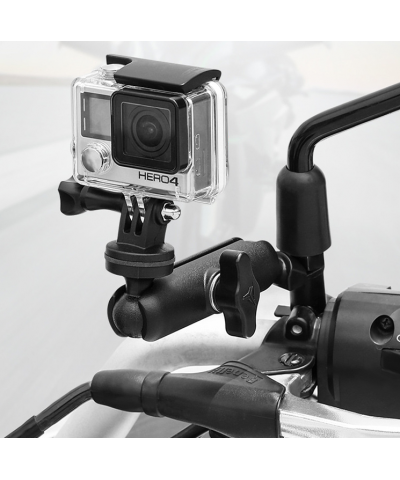 Motowolf Motosiklet Kamera Tutucu Ayna Bağlama Tüm Kameralara Uyar