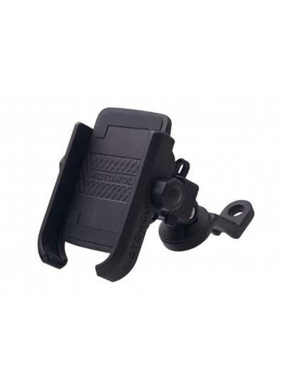 Motowolf Motosiklet Ayna Bağlama Telefon Tutucu Usb Hızlı Şarj