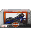 Harley Davidson 2018 CVO Road Glide Siyah Mavi 1:18 Model Motosiklet