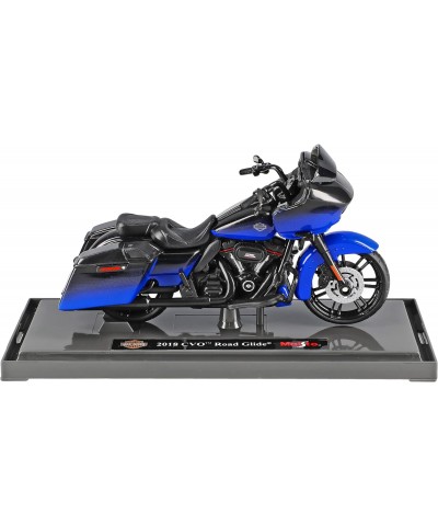 Harley Davidson 2018 CVO Road Glide Siyah Mavi 1:18 Model Motosiklet