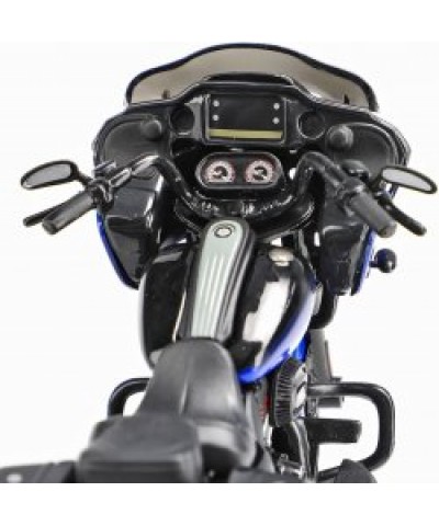 Harley Davidson 2018 CVO Road Glide Siyah Mavi 1:18 Model Motosiklet