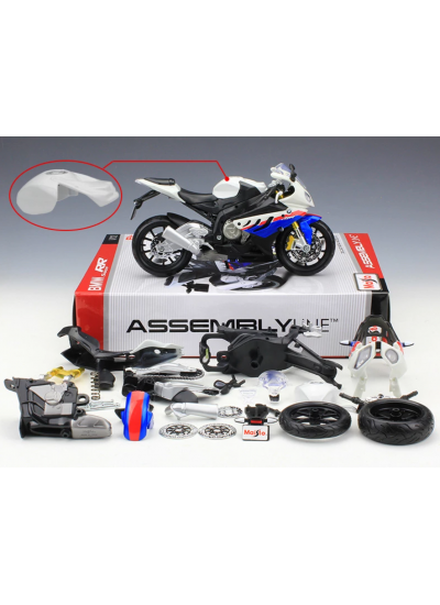 BMW S 1000 RR 1:12 Model Motosiklet Yap Boz Birleştir BMW S 1000 RR 1:12 Model Motosiklet Yap Boz Birleştir