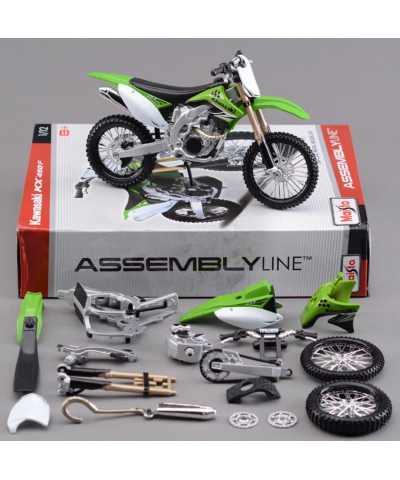 Kawasaki KX 450 F 1:12 Model Motosiklet Yap Boz Birleştir